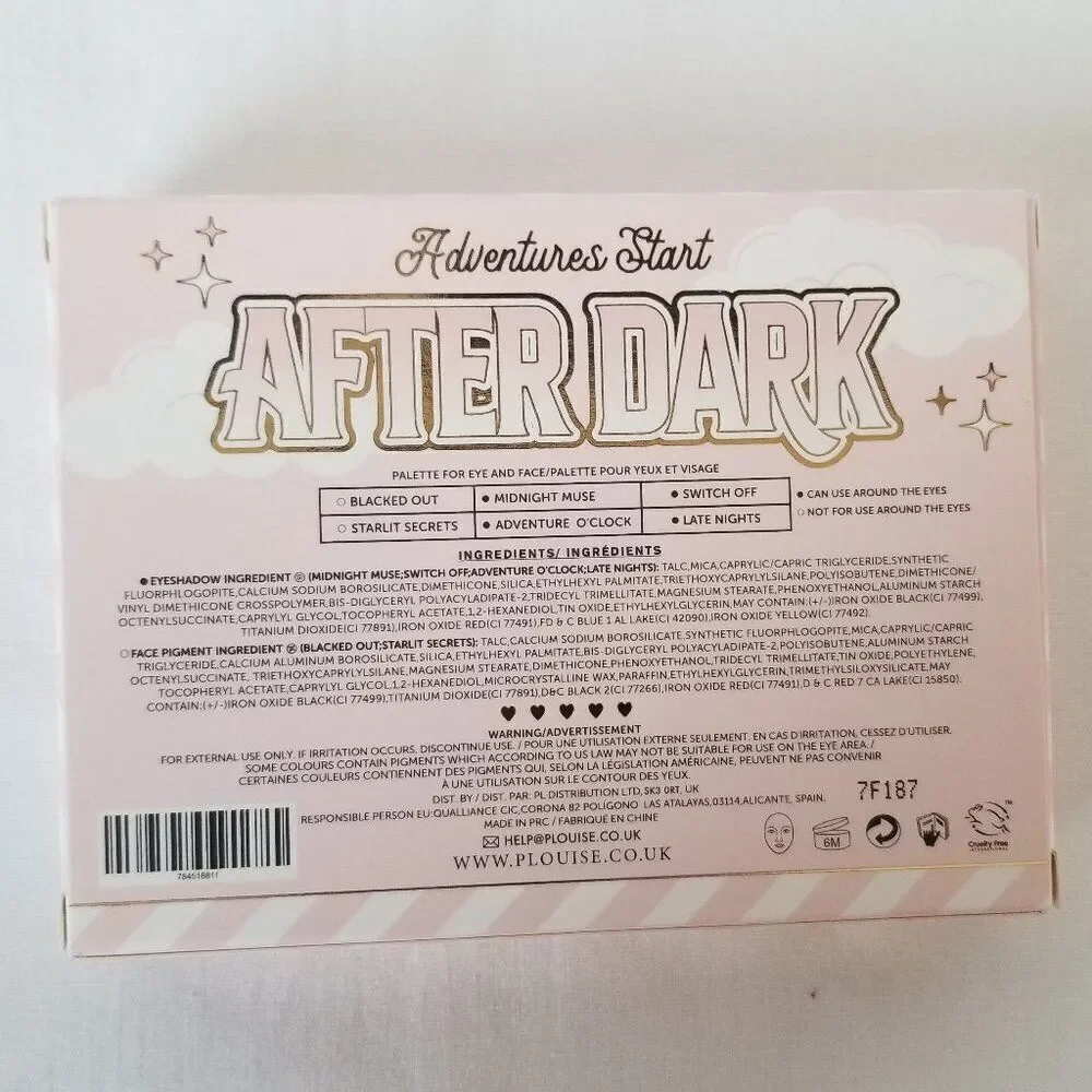 P.Louise - After Dark Mini Eyeshadow Palette - Adventure Starts After Da…